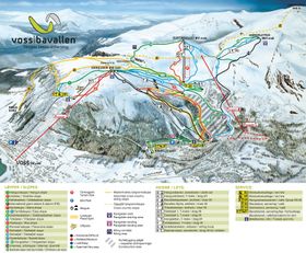 Loipenplan Voss Resort