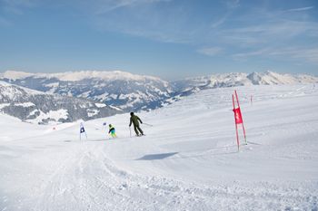 Gleich drei Riesentorlaufstrecken warten im Rennparadies Unterberg.