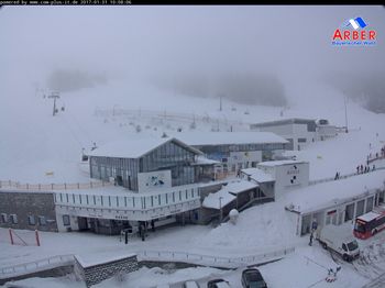 Gewohntes Bild: Tiefster Winter am Arber.