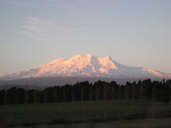 Der Mount Ruapehu in Neuseeland