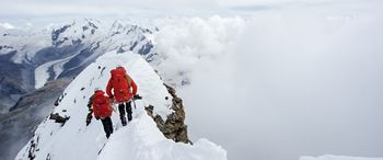 Die anspruchsvolle Route auf den Gipfel