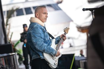 Der Italo-Star rockte die Bühne in Ischgl.