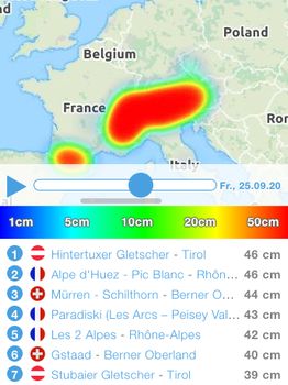 Ab Freitag beginnt es flächendeckend auf den Bergen zu schneien. Neuschneegrafiken für die weiteren Tage findet ihr auf unserer Startseite.