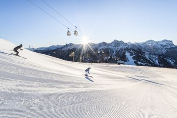 At Kronplatz, you enjoy a beautiful panorama.