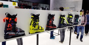 Ski boots are available in different degrees of stiffness.