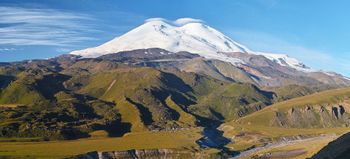 Mt. Elbrus's peak measures 5,642 metres.