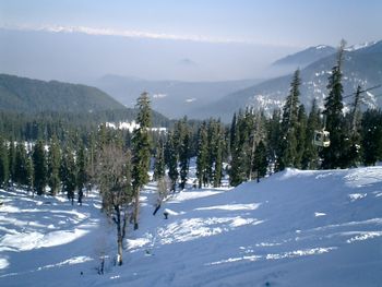 Gulmarg ski resort in the Himalaya