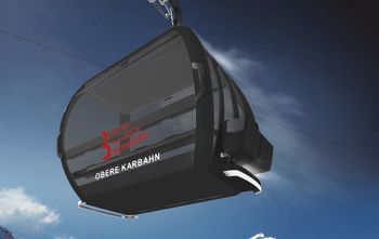 An der Mittelstation der neuen Gondelbahn entsteht auch ein neues Bergrestaurant.