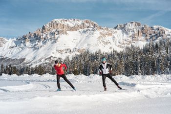 Täglich frisch präparierte Loipen und einwandfreie Infrastruktur.