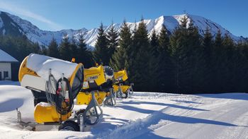 Einschränkungen bei der Beschneiung sind im Winter durchaus möglich.