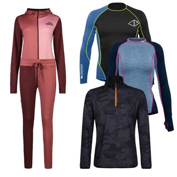 Baselayer halten auf der Piste und abends in der Skihütte angenehm warm.