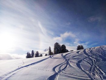 Aktuelle Schneelage in Mayrhofen im Zillertal. Hier werden 14 Zentimeter Neuschnee erwartet.