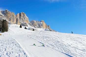 Traumhafte Aussichten erwarten die Wintersportler auf der Dolomiti Panorama Tour.