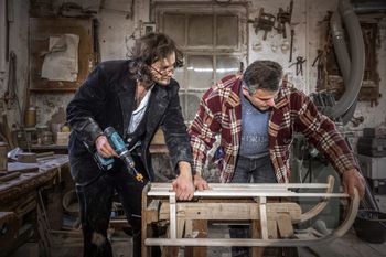 Bei Alexander Hergenhan und Andreas Weber ist jeder Schlitten ein Unikat.