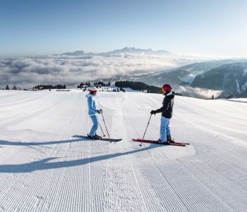 Wintersportler können sich im Snow Space auf 70 Abfahrten austoben.