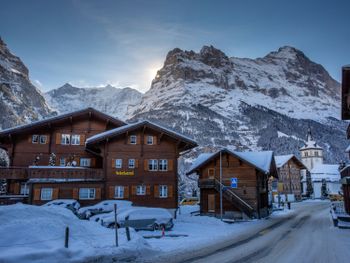 Grindelwald is a popular vacation destination in both summer and winter.