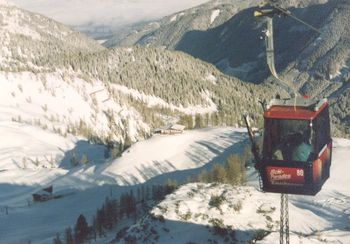 For decades, the old Schwarzwand gondola carried skiers and hikers up to the high plateau.