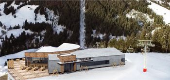 So wird die neue Umbrella Bar in Gerlos aussehen.