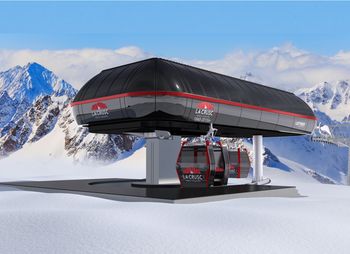 Die Bergstation der La Crusc 2 Gondelbahn befindet sich auf 2.015 Metern.