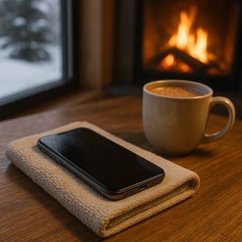 Wieder Zuhause erreicht das Smartphone im besten Fall Raumtemperatur, bevor es aufgeladen wird.