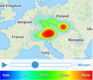 Die Neuschneeprognose für Samstag, 04.01.2020