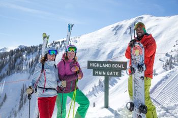 The Highland Bowl is Aspen Highland's legendary powder area.