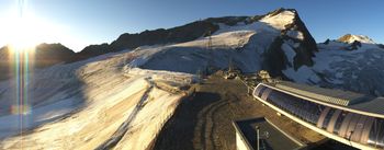 Am Rettenbach-Gletscher in Sölden haben die Schwarze Schneid Bahn I und II sowie der Karleskogl-Schlepplift geöffnet.