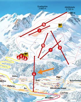 Die neue 10er‑Gondel führt direkt vom Talstation im Dorfzentrum hinauf ins Skigebiet.