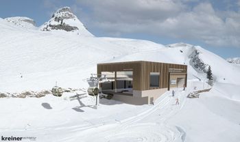 Die geplante Bergstation hat einen direkten Anschluss an die Schlepplifte.