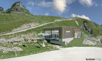 Die Bergstation befindet sich auf 1.610 Metern Höhe.