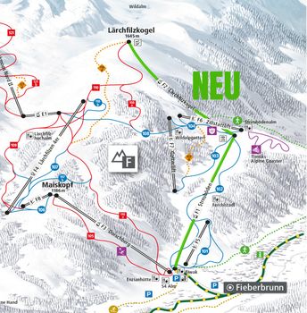 Die neue Streubödenbahn in Fieberbrunn ersetzt gleich zwei alte Bahnen.