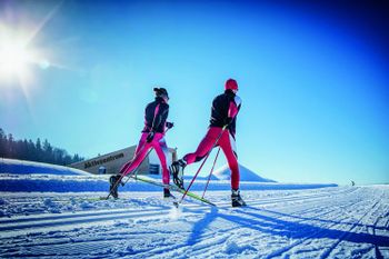 Die Loipen bei der Althütte eignen sich perfekt für Einsteiger.