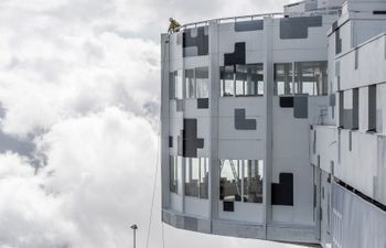 Eine tolle Aussicht hat man vom 360-Grad-Restaurant.