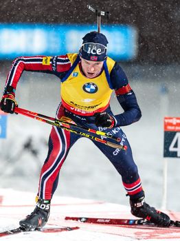 Wird er der neue norwegische Superstar? Johan Botn gewinnt nach dem Einzel auch souverän den Sprint.