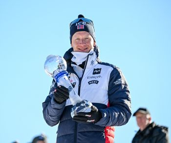 Die kleine Kristallkugel im Sprint geht an Johannes T. Boe.