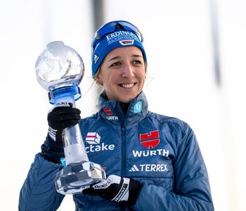 Die kleine Kristallkugel im Sprint hat sich Franziska Preuß schonmal gesichert.