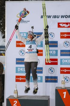 Bestes Resultat ihrer Karriere: Lena Häcki-Groß (SUI) wird Zweite in der Verfolgung von Hochfilzen.