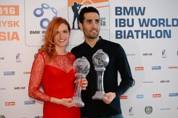 Die Titelverteidiger Gabriela Koukalová und Martin Fourcade sind auch in der Saison 2016/2017 die großen Favoriten.