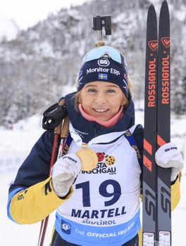 Gold für die Schwedin Anna Heijdenberg im Sprint am Freitagmittag.
