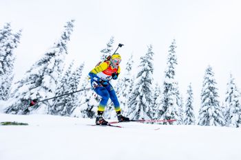 EM-Gold im Einzel für Anastasyia Merkushyna (UKR) dank vier fehlerfreier Schießen.