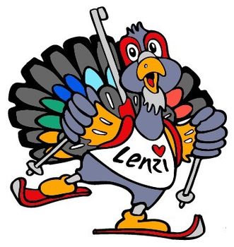 Das Maskottchen der Biathlon-EM: Lenzi der Shootingstar