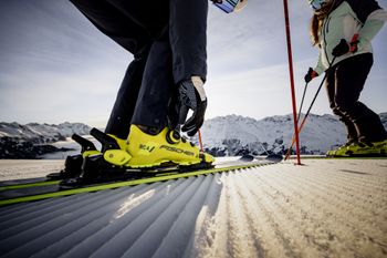 The precision fit also leads to more control over the ski.