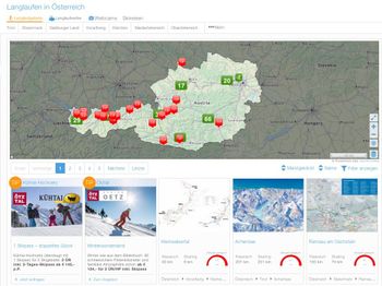 Auf der Seite finden sich nun übersichtliche Infos zum Langlaufen