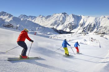 Das Après-Ski-Mekka Ischgl überzeugt auch mit besten Pistenverhältnissen.