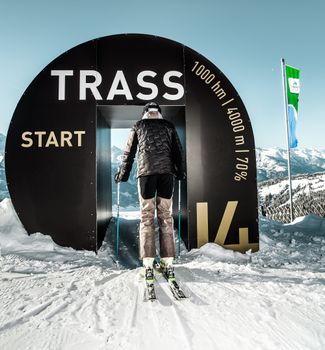 Start der Trass auf der Schmitten