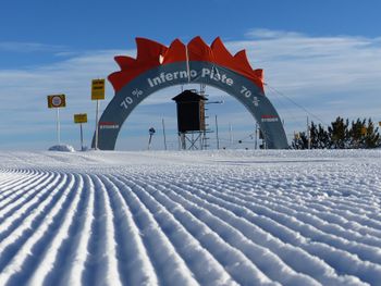 Bis zu 70 Prozent Neigung erwarten die Skifahrer auf der Inferno in Hinterstoder.