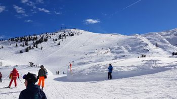 Die Steinplatte ist besonders bei Familien sehr beliebt.