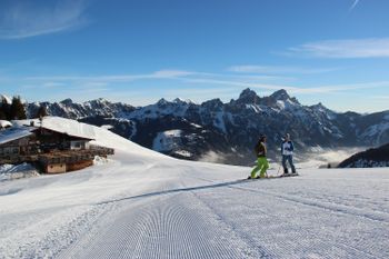 Genuss-Skifahrer sind am Neunerköpfle bestens aufgehoben.
