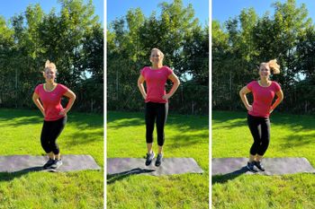 Wag jumps are ideal for warming up.