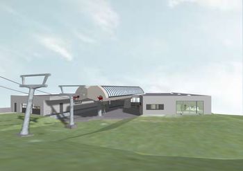 5 Minuten, und damit nur halb so lange wie bisher, dauert die Fahrt von der Talstation zur Mittelsektion am Aineck.